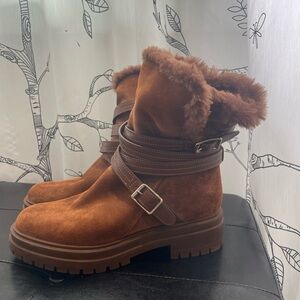 Gianvito Rossi Fur-Lined Women's Boots